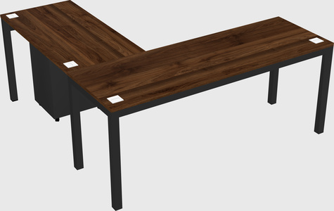 L-shaped desk