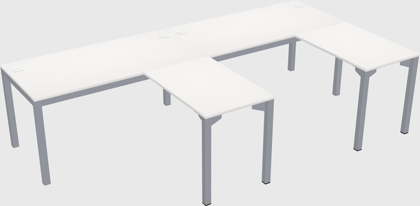 L-shaped desk
