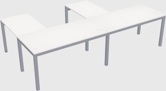 L-shaped desk