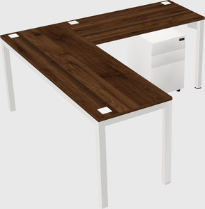 L-shaped desk