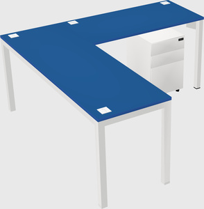 L-shaped desk