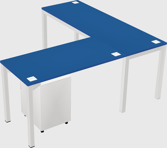 L-shaped desk