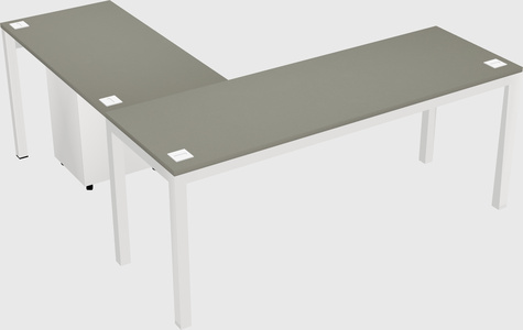 L-shaped desk