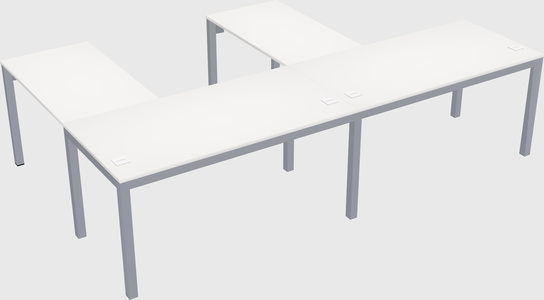 L-shaped desk