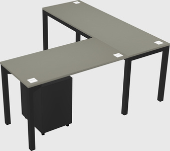 L-shaped desk