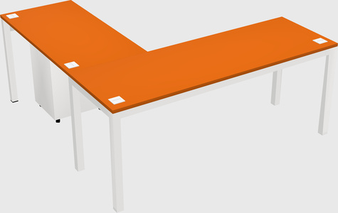 L-shaped desk
