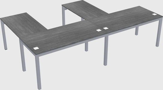 L-shaped desk