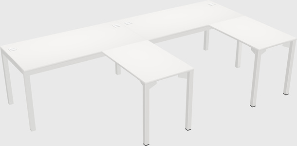L-shaped desk