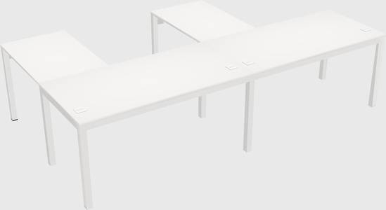 L-shaped desk