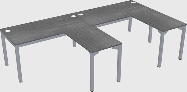 L-shaped desk