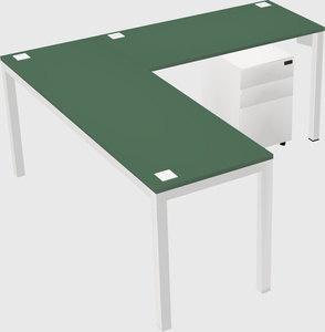 L-shaped desk