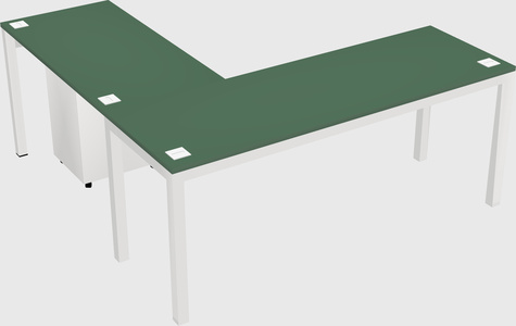 L-shaped desk