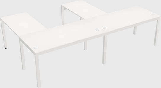 L-shaped desk