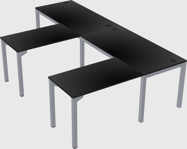 L-shaped desk