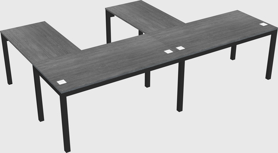 L-shaped desk