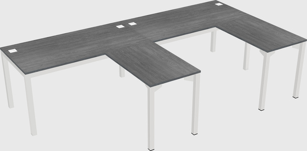 L-shaped desk