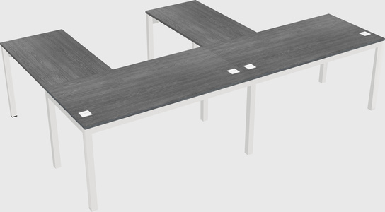 L-shaped desk