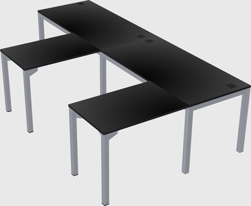 L-shaped desk