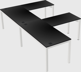 L-shaped desk
