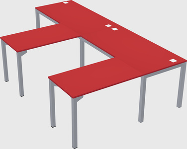 L-shaped desk