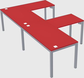 L-shaped desk