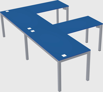 L-shaped desk