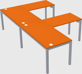 L-shaped desk