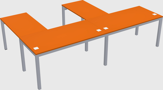 L-shaped desk