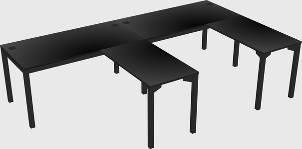 L-shaped desk