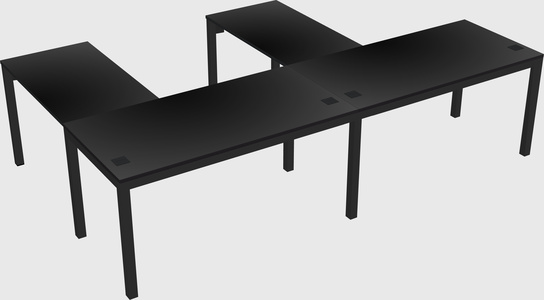 L-shaped desk