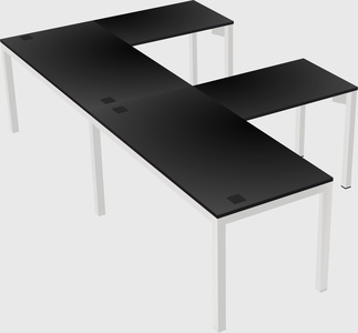 L-shaped desk