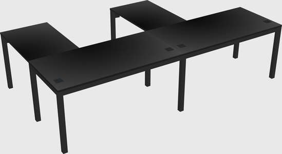 L-shaped desk