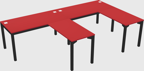 L-shaped desk