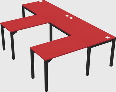 L-shaped desk