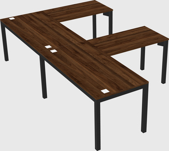 L-shaped desk