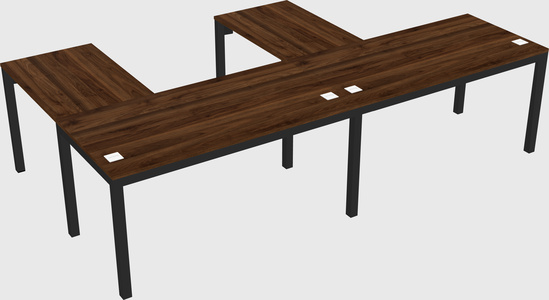 L-shaped desk