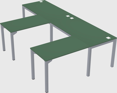 L-shaped desk