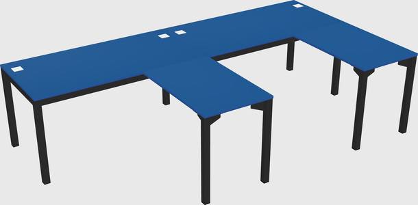 L-shaped desk
