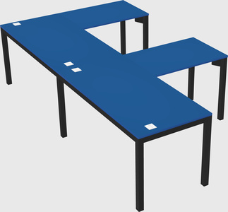 L-shaped desk