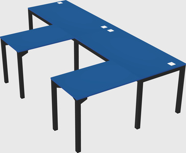 L-shaped desk