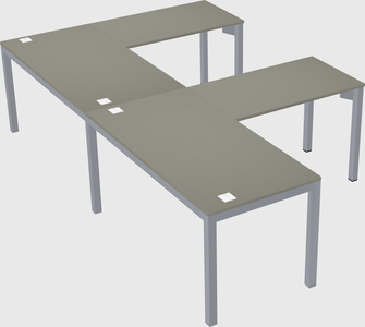 L-shaped desk