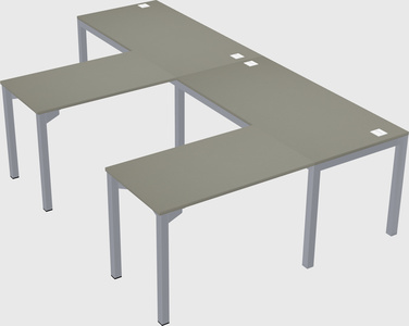 L-shaped desk
