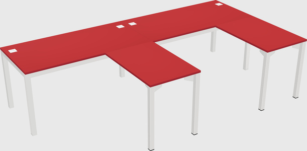L-shaped desk