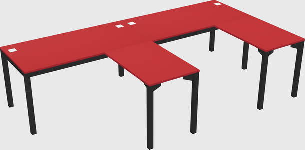 L-shaped desk