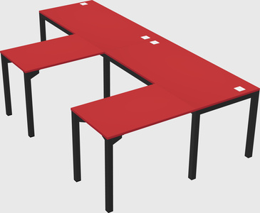 L-shaped desk