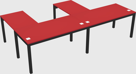 L-shaped desk