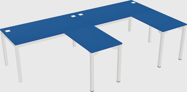 L-shaped desk