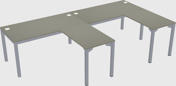 L-shaped desk