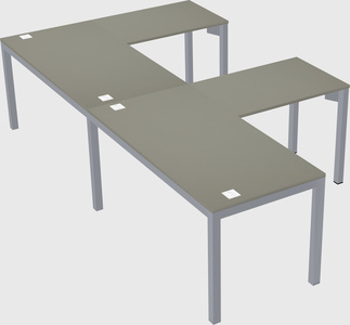 L-shaped desk