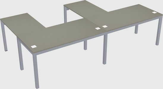 L-shaped desk